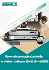 حل تطبيق مؤتمرات الفيديو للغرف متوسطة الحجم HD8000 HD8102 HD8105