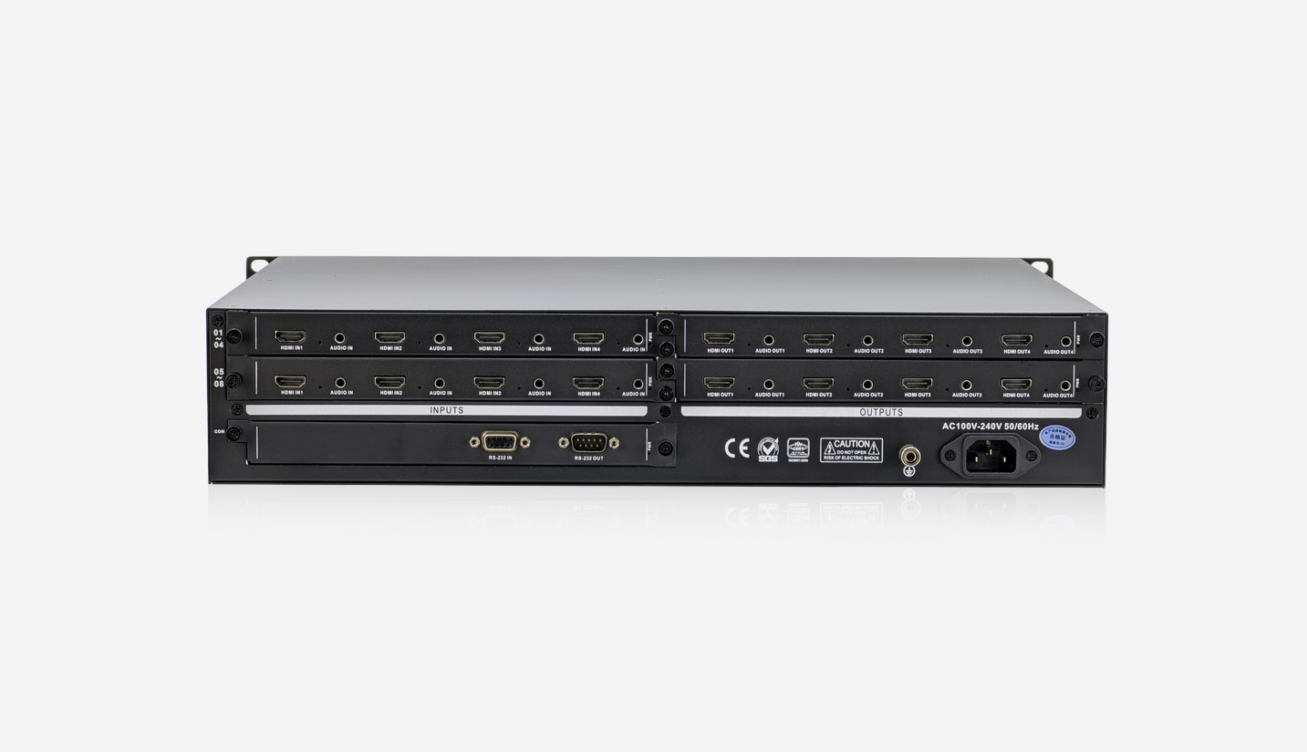 8×8 4K HD Seamless Hybrid Matrix System - 翻译中...