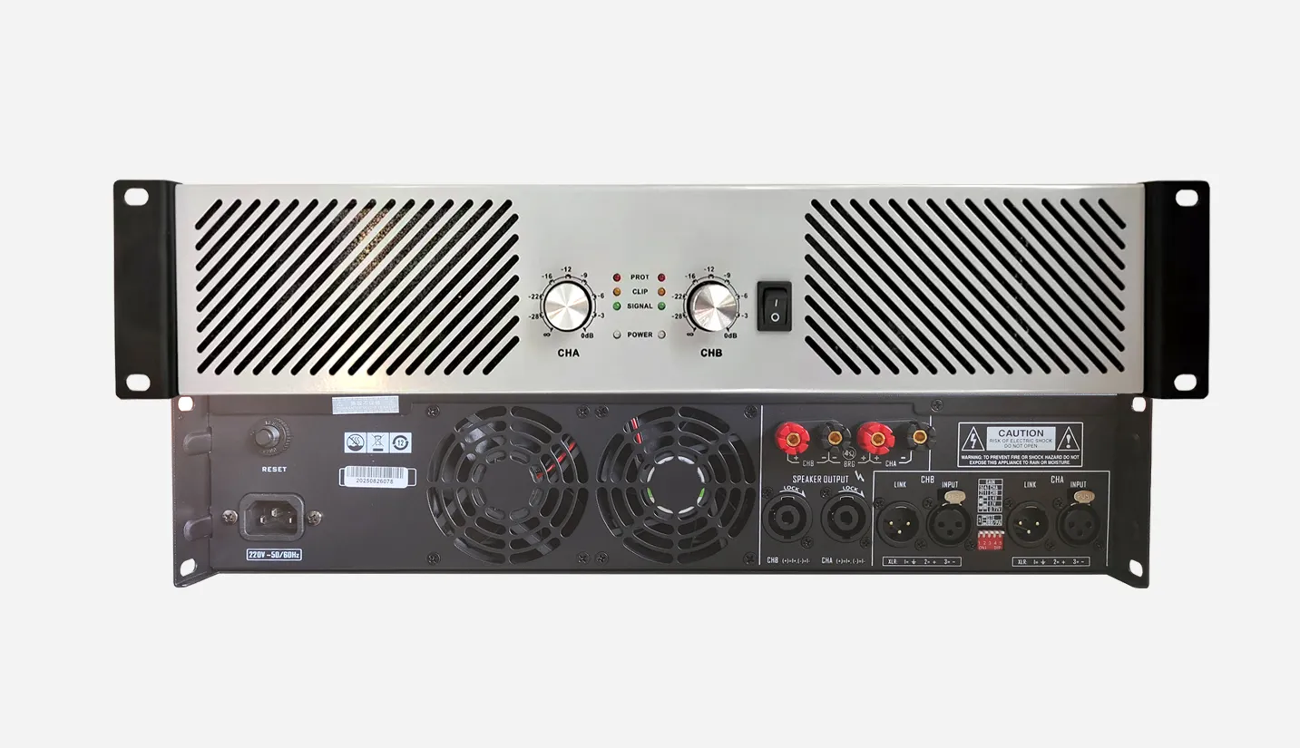 Dual-Channel Digital Power Amplifier (2U) - 翻译中...