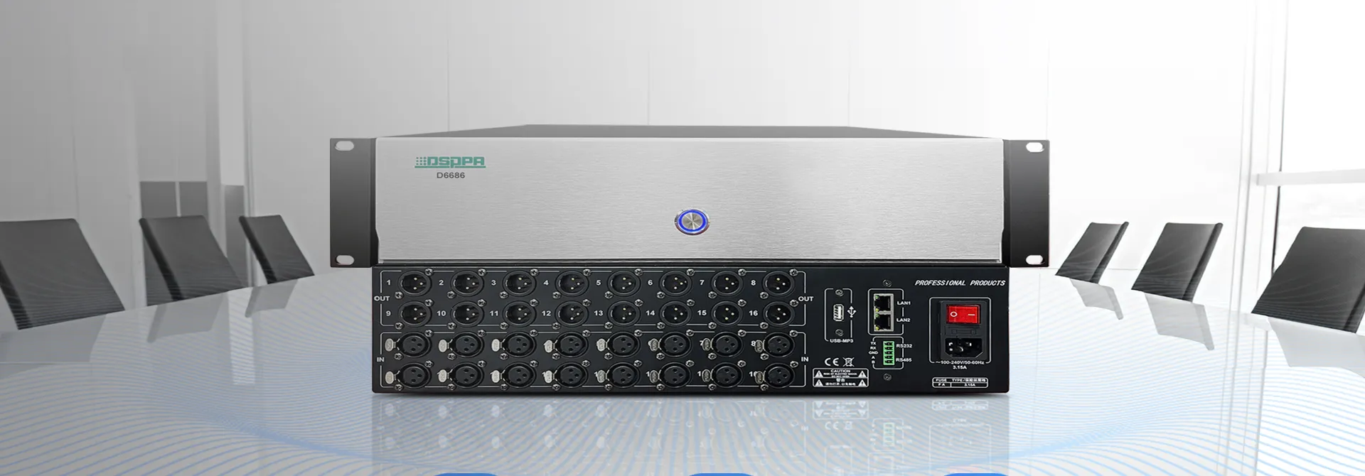 Immersive Panoramic Audio System Solution For Conference Hall and Lecture Hall D6686 - 翻译中...