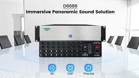 Immersive Panoramic Audio System Solution For Conference Hall and Lecture Hall D6686 - 翻译中...