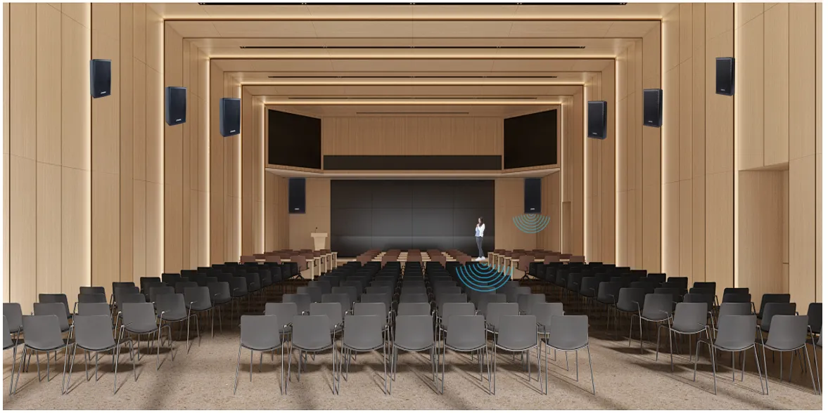 Immersive Panoramic Audio System Solution For Conference Hall and Lecture Hall D6686 - 翻译中...