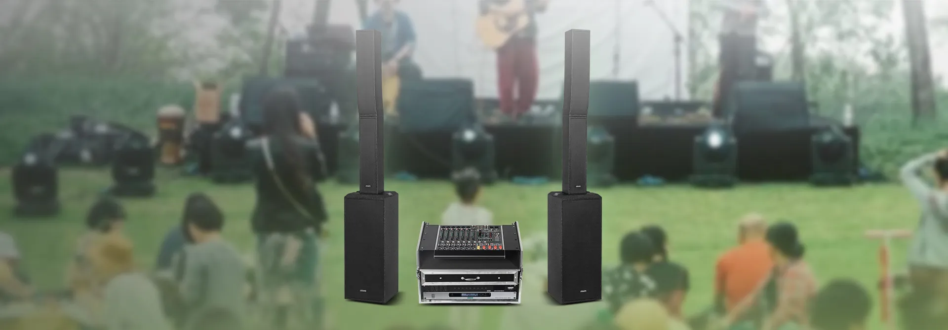 Professional Mobile Audio System Solution for Outdoor Performances D5501C+DSP1280F - 翻译中...
