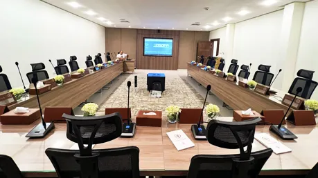 Digital Conference System for Gulf Arab States Educational Research Center, Kuwait | MP9866 - 翻译中...