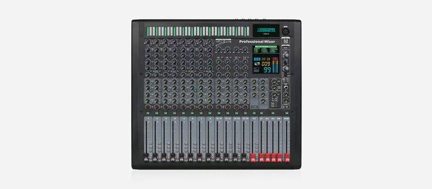 16-Channel 4-Group Bus Mixing Console - 翻译中...